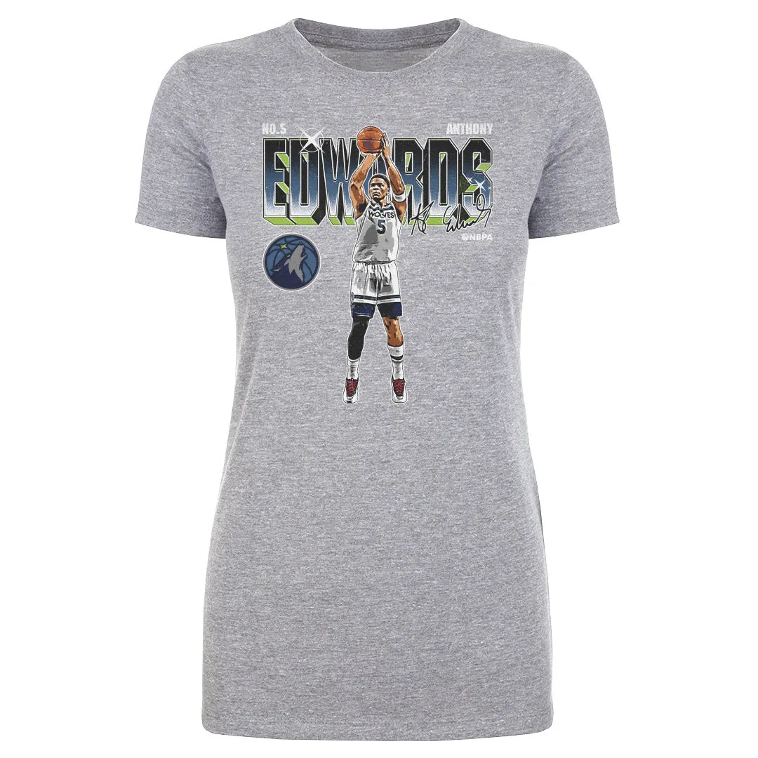 Anthony Edwards Minnesota Timberwolves Futuristic WHT sold by 500 Level