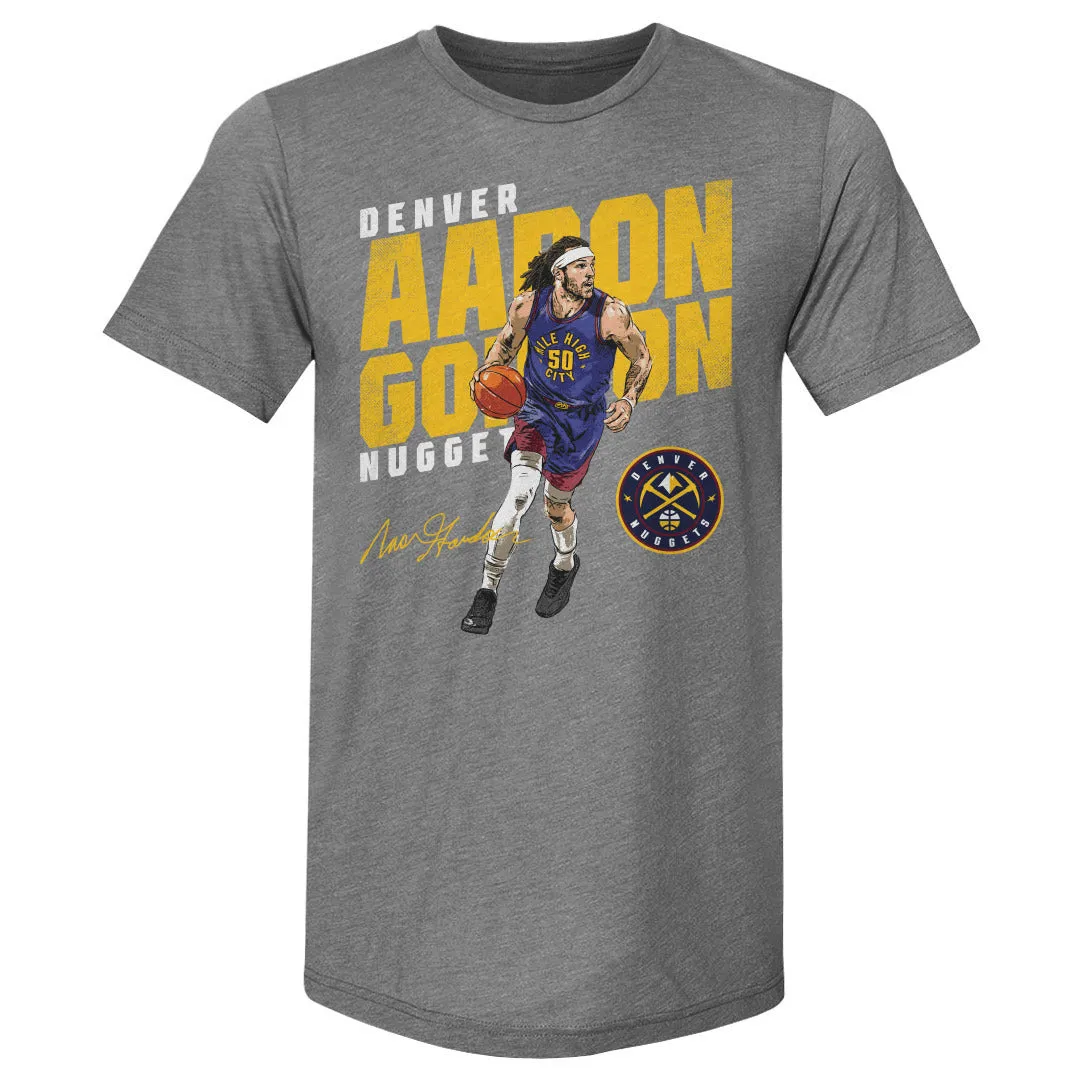 Aaron Gordon Denver Nuggets Slant WHT sold by 500 Level product image thumbnail 2