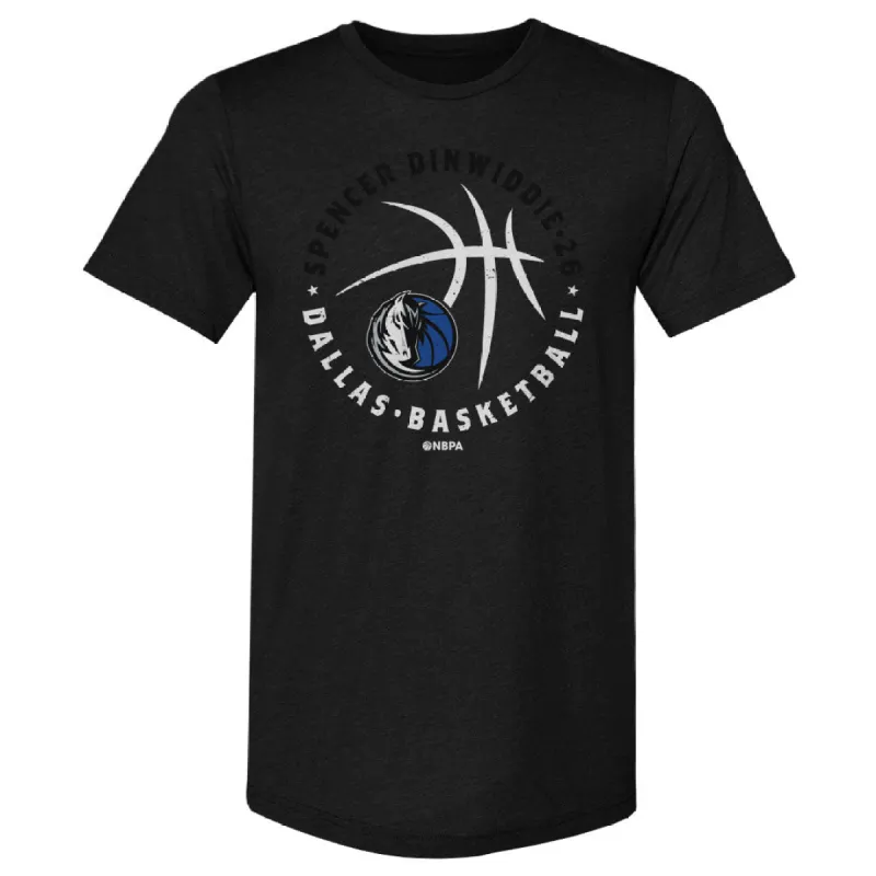 Spencer Dinwiddie Dallas Mavericks Player Ball WHT sold by 500 Level
