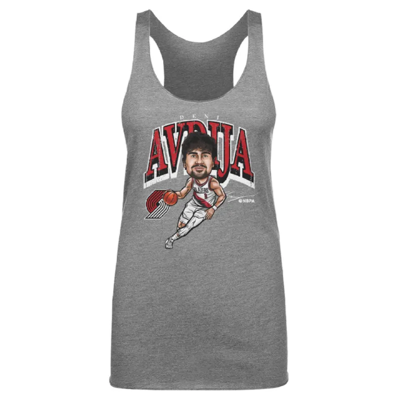 Deni Avdija Portland Trail Blazers Cartoon WHT sold by 500 Level