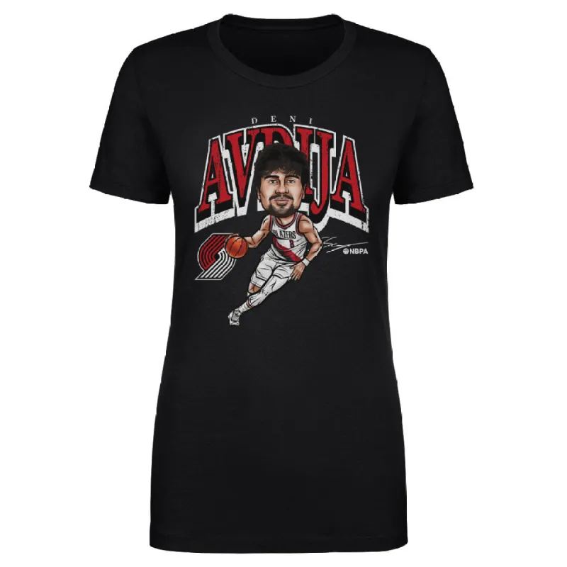 Deni Avdija Portland Trail Blazers Cartoon WHT sold by 500 Level