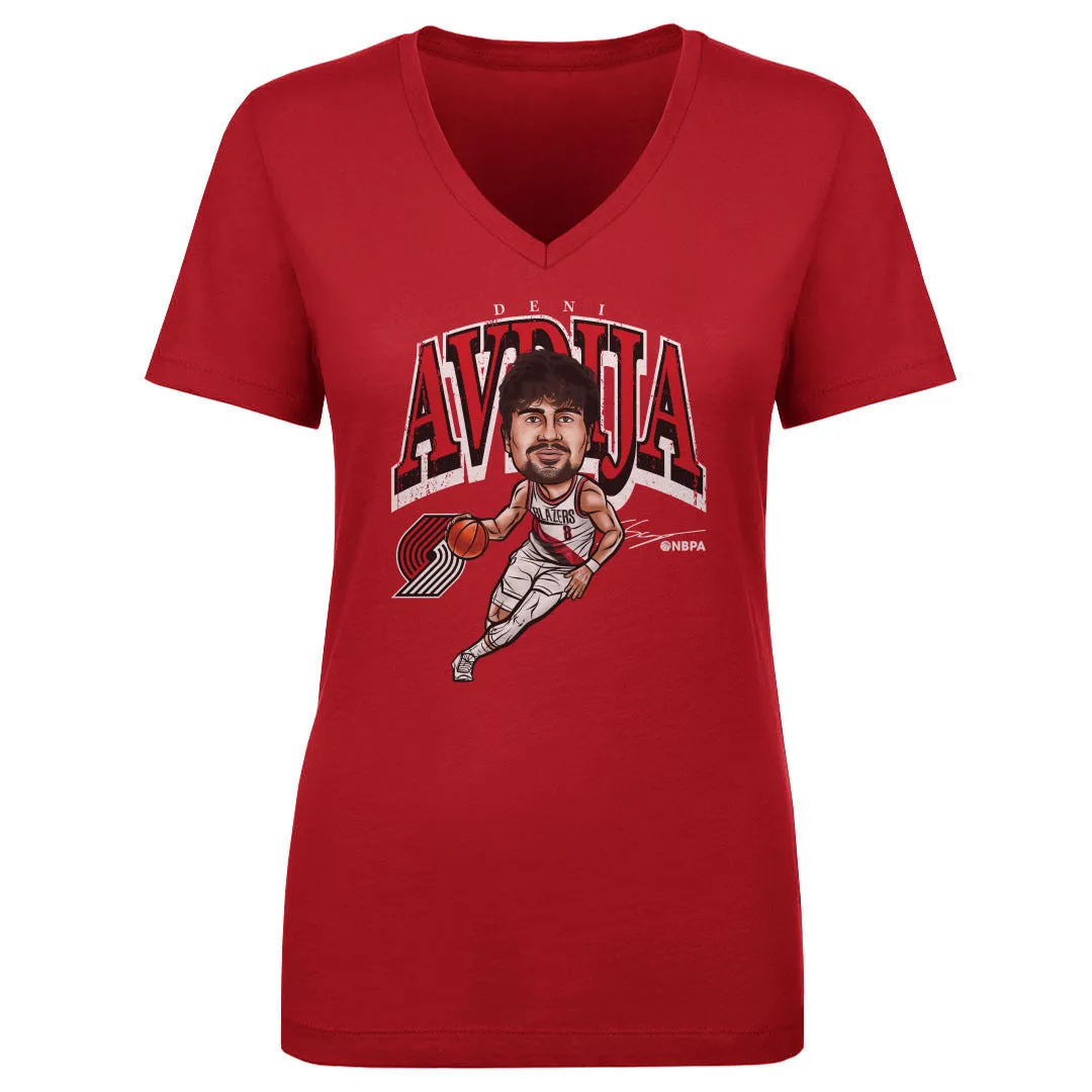 Deni Avdija Portland Trail Blazers Cartoon WHT sold by 500 Level product image thumbnail 3