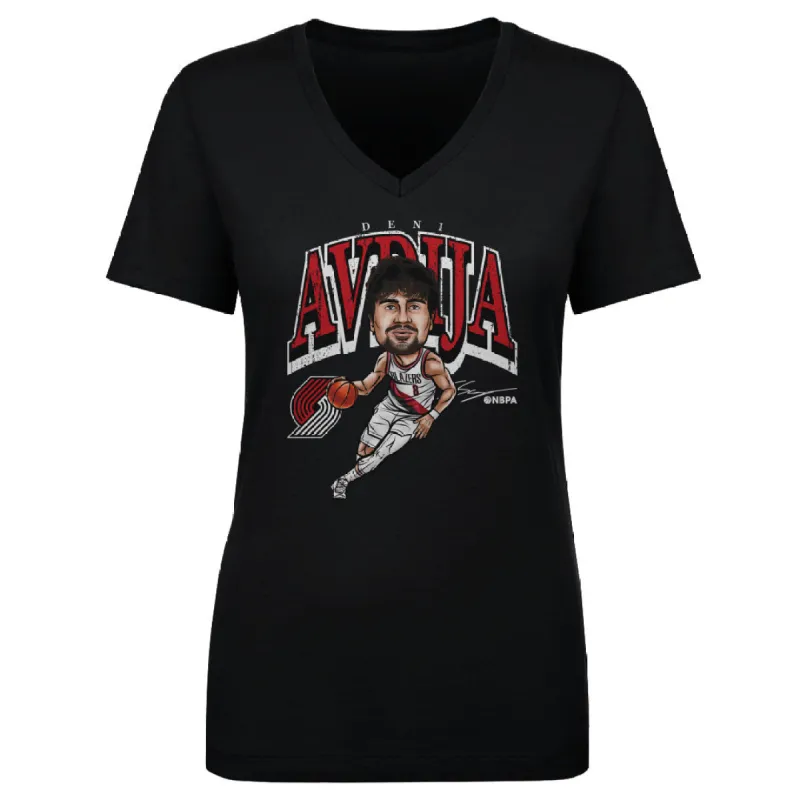 Deni Avdija Portland Trail Blazers Cartoon WHT sold by 500 Level