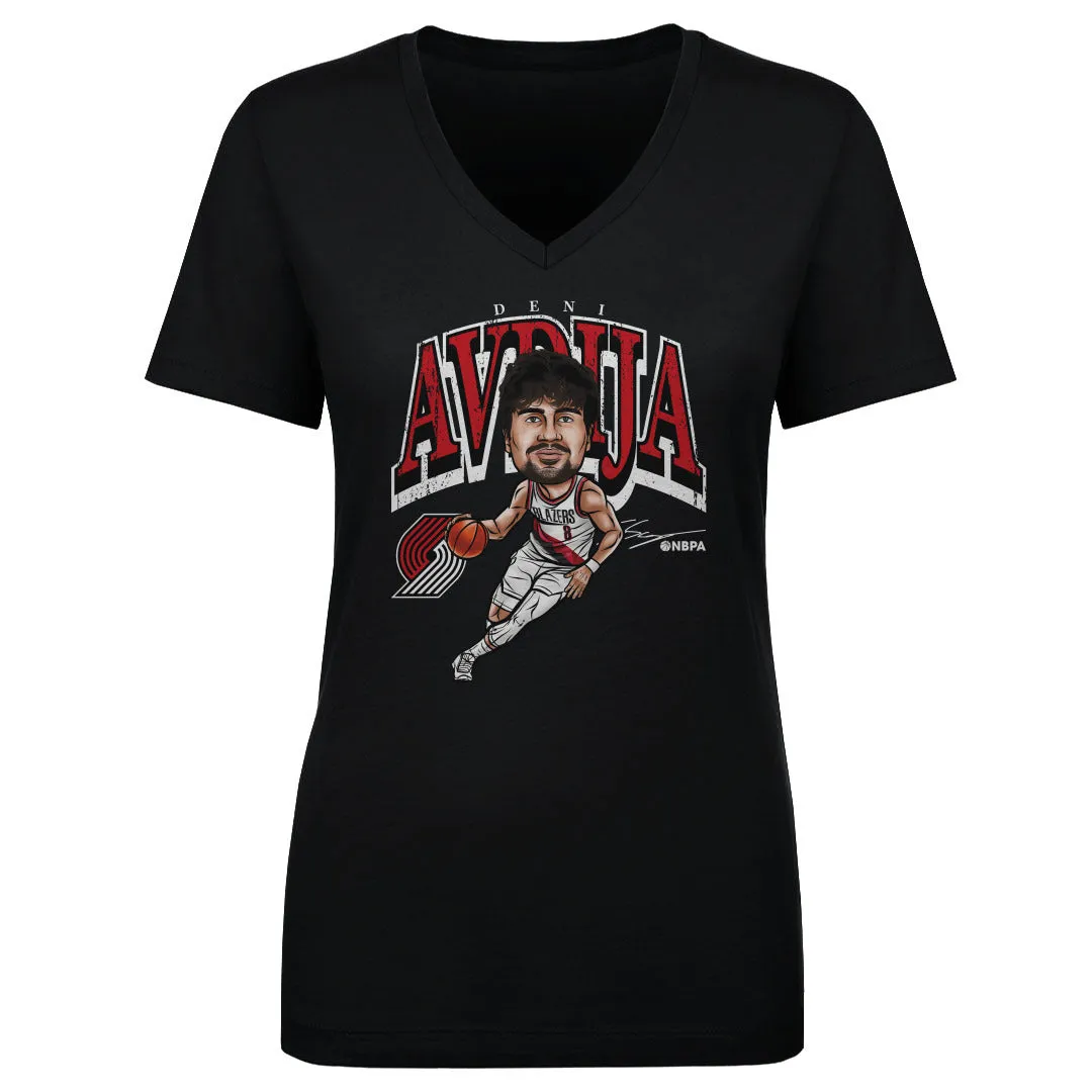 Deni Avdija Portland Trail Blazers Cartoon WHT sold by 500 Level
