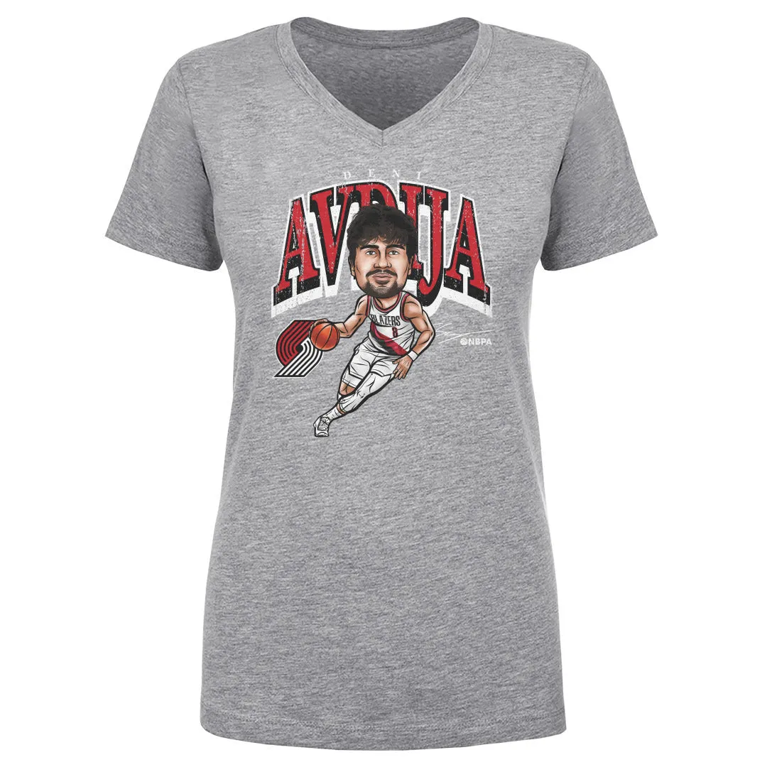 Deni Avdija Portland Trail Blazers Cartoon WHT sold by 500 Level product image thumbnail 2