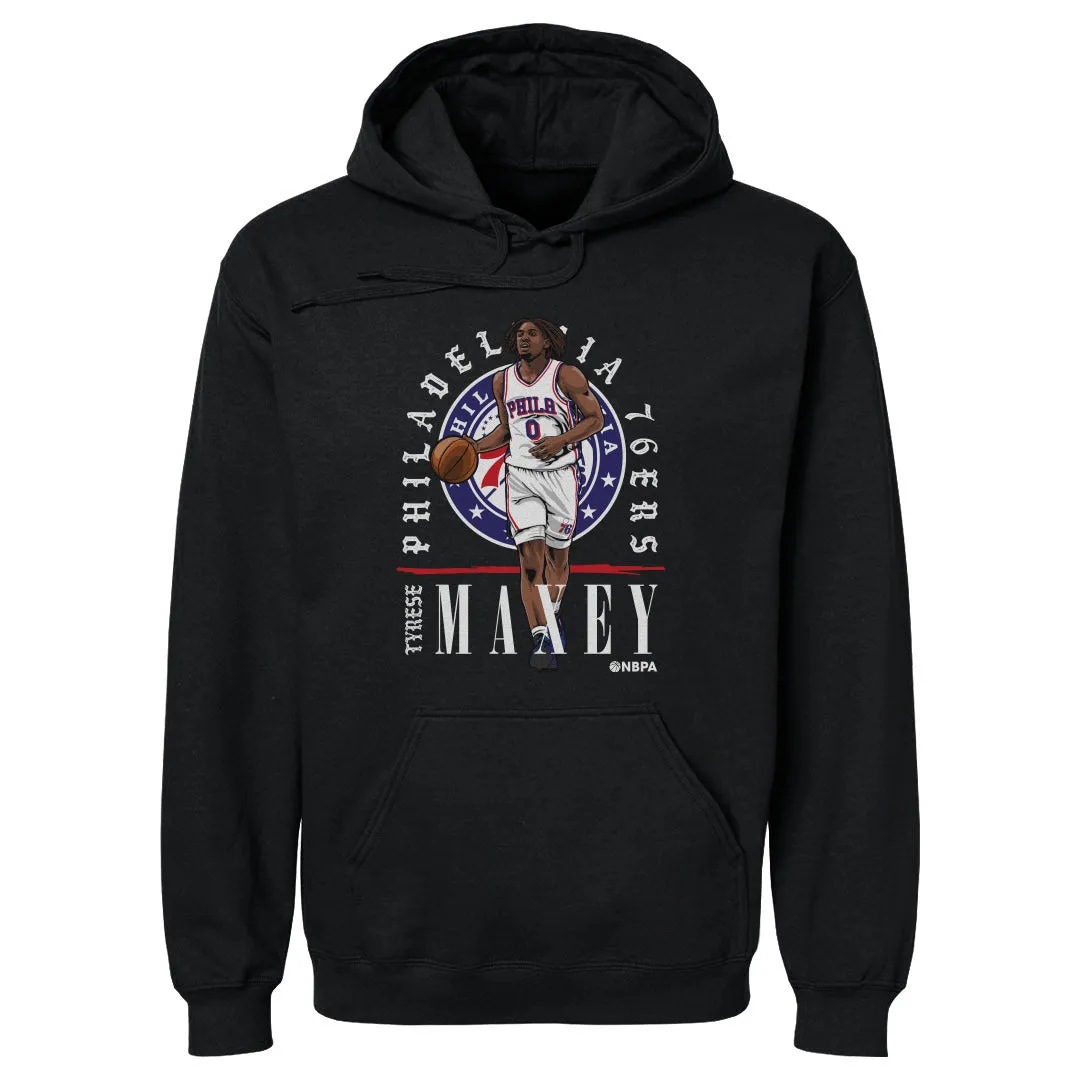 Tyrese Maxey Philadelphia 76ers Shield WHT sold by 500 Level product image thumbnail 2