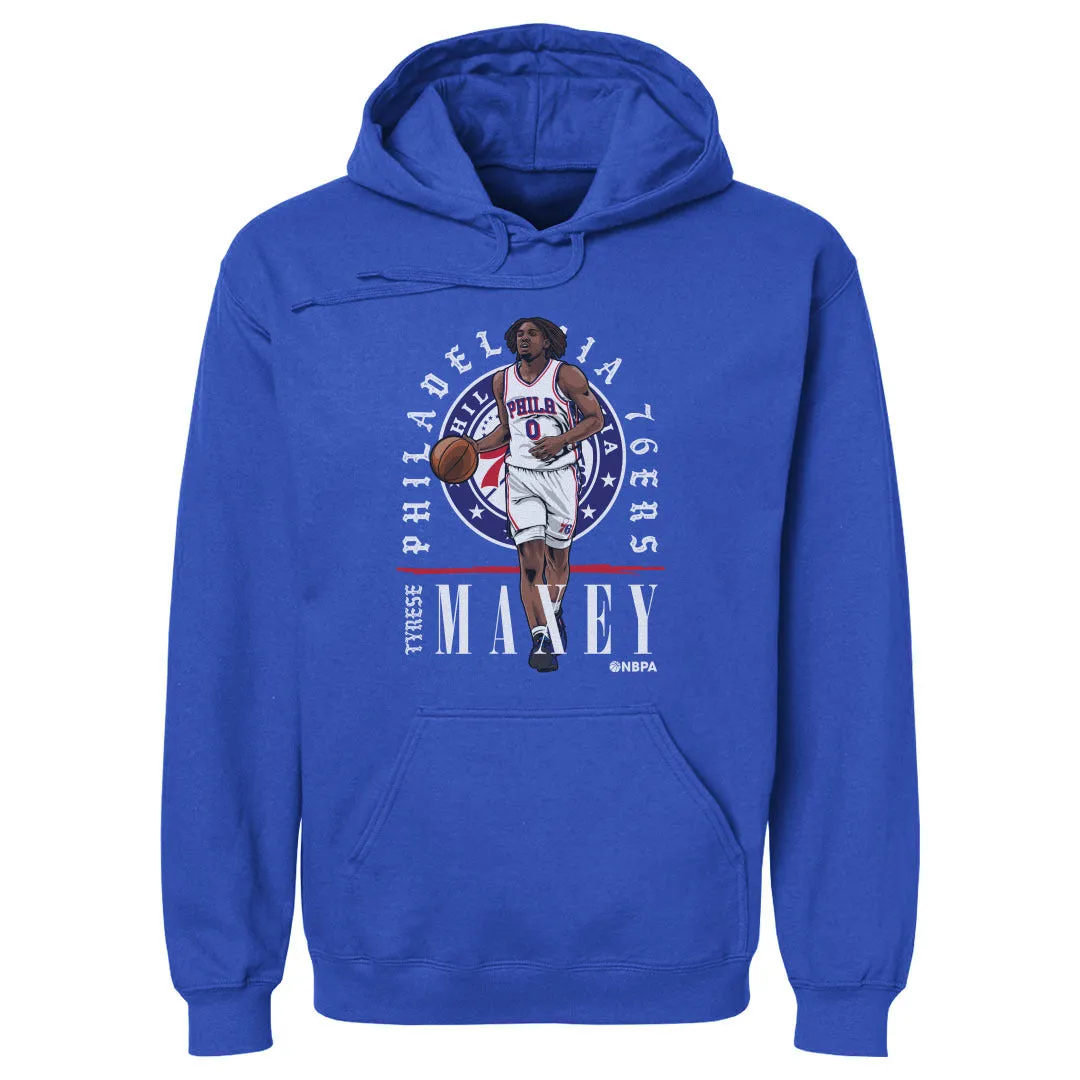 Tyrese Maxey Philadelphia 76ers Shield WHT sold by 500 Level product image thumbnail 3