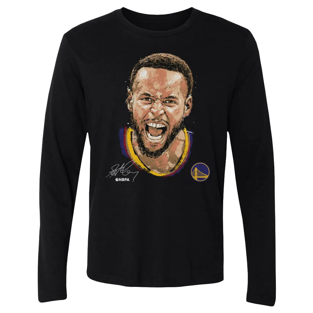 Steph Curry Golden State Warriors Scream WHT sold by 500 Level product image thumbnail 2