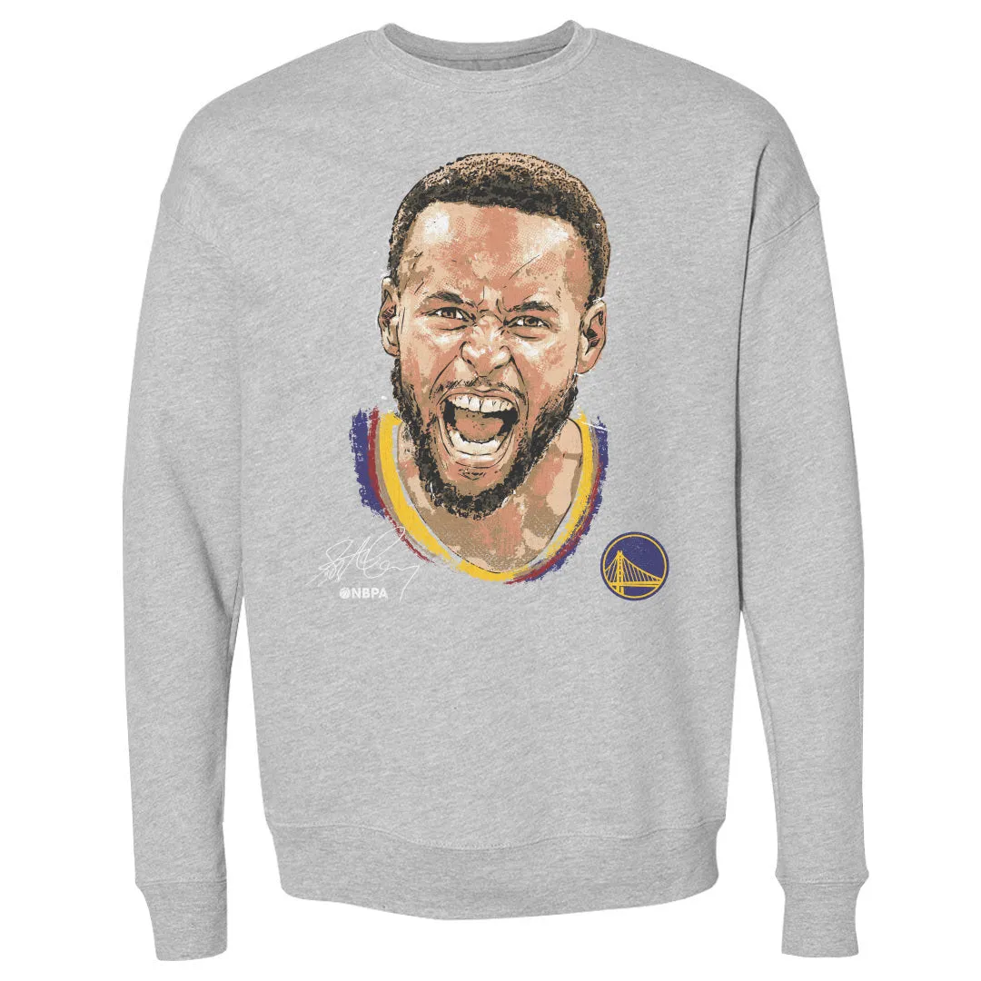 Steph Curry Golden State Warriors Scream WHT sold by 500 Level product image thumbnail 2