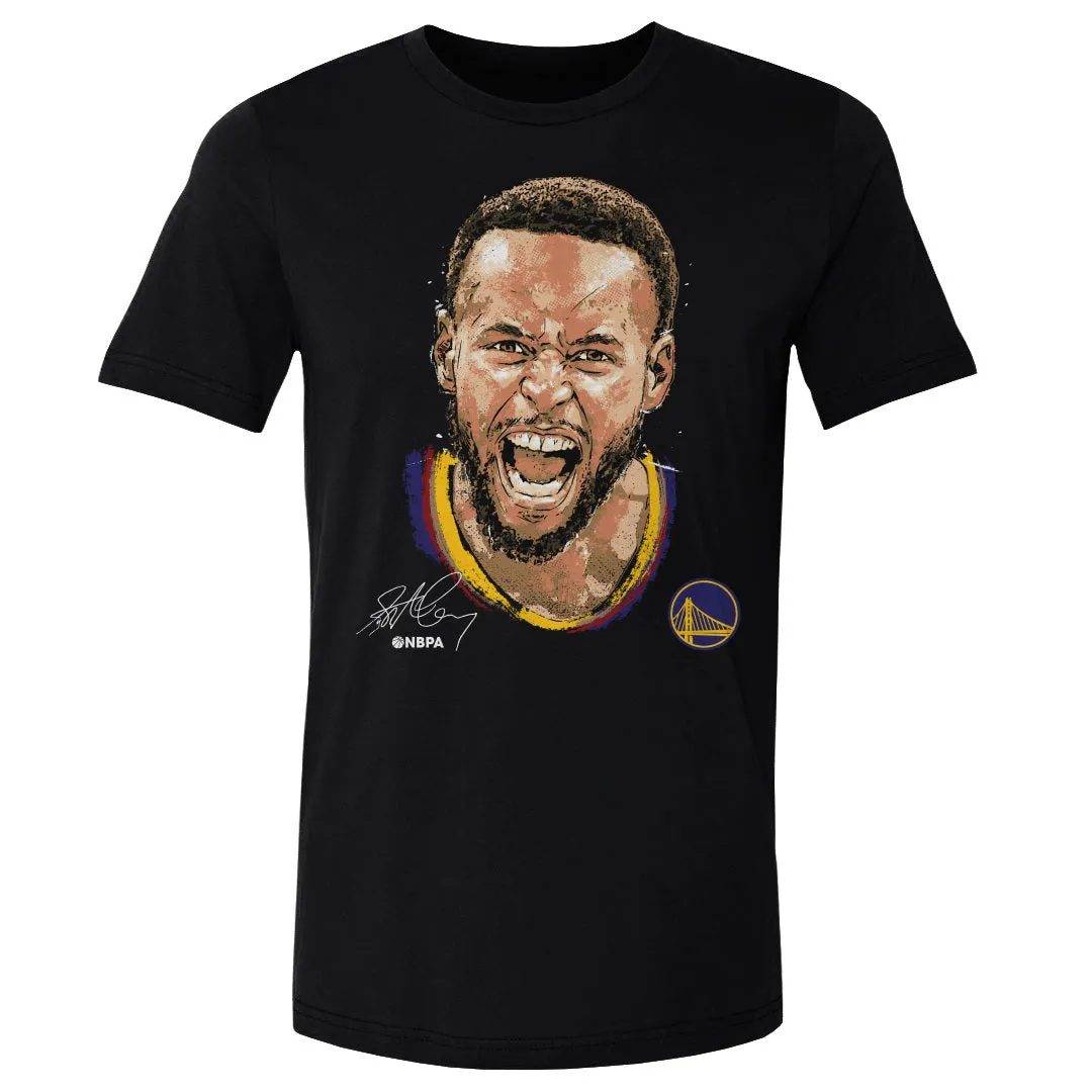 Steph Curry Golden State Warriors Scream WHT sold by 500 Level product image thumbnail 2