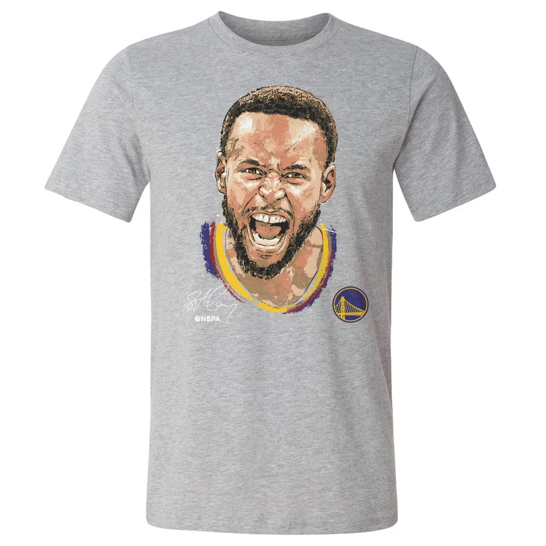 Steph Curry Golden State Warriors Scream WHT sold by 500 Level product image thumbnail 3