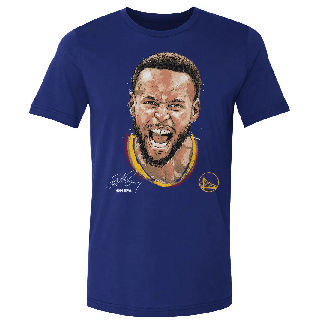 Steph Curry Golden State Warriors Scream WHT sold by 500 Level
