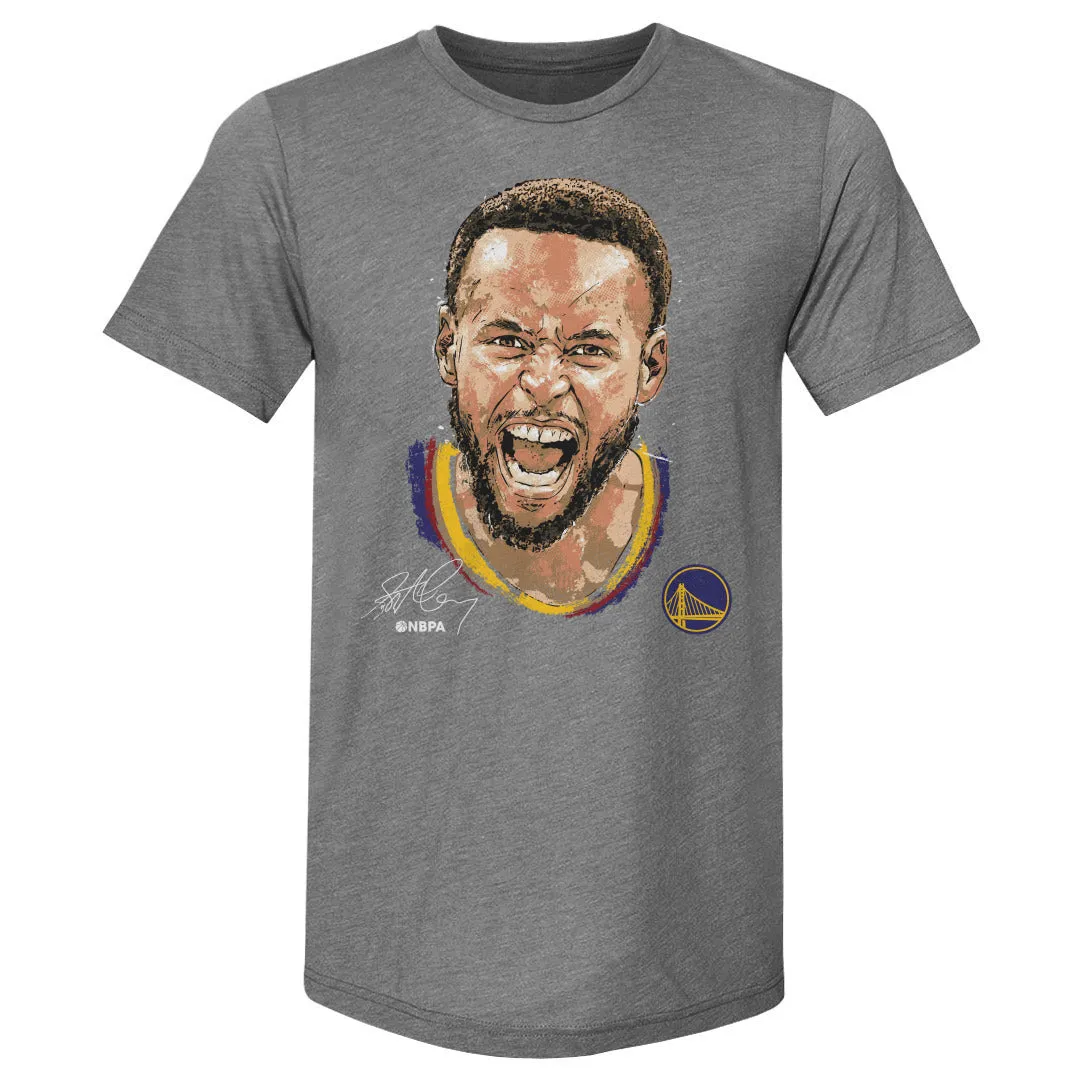 Steph Curry Golden State Warriors Scream WHT sold by 500 Level