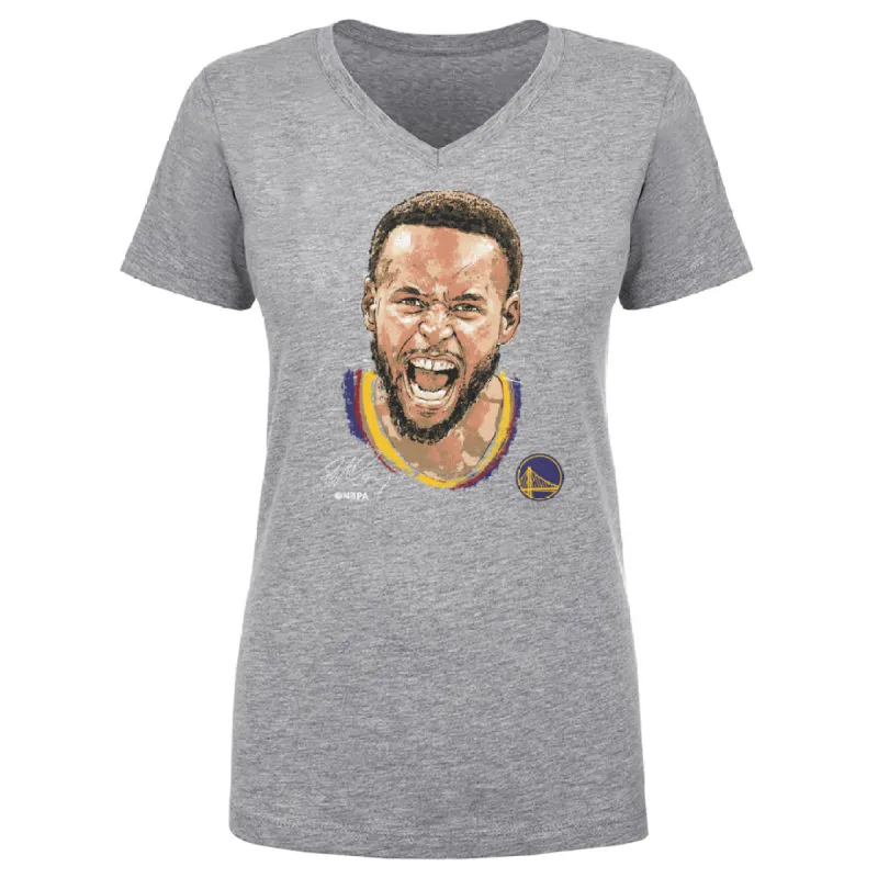 Steph Curry Golden State Warriors Scream WHT sold by 500 Level