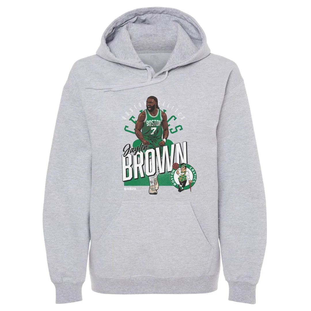 Jaylen Brown Boston Celtics Shield WHT sold by 500 Level