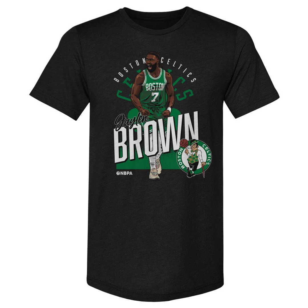 Jaylen Brown Boston Celtics Shield WHT sold by 500 Level product image thumbnail 2