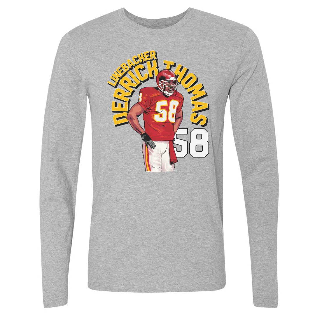 Derrick Thomas Kansas City Name Arc WHT sold by 500 Level