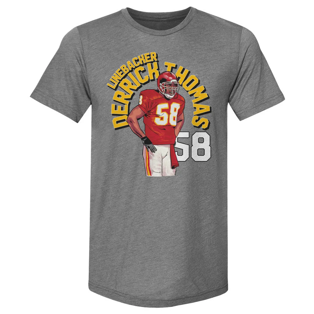 Derrick Thomas Kansas City Name Arc WHT sold by 500 Level