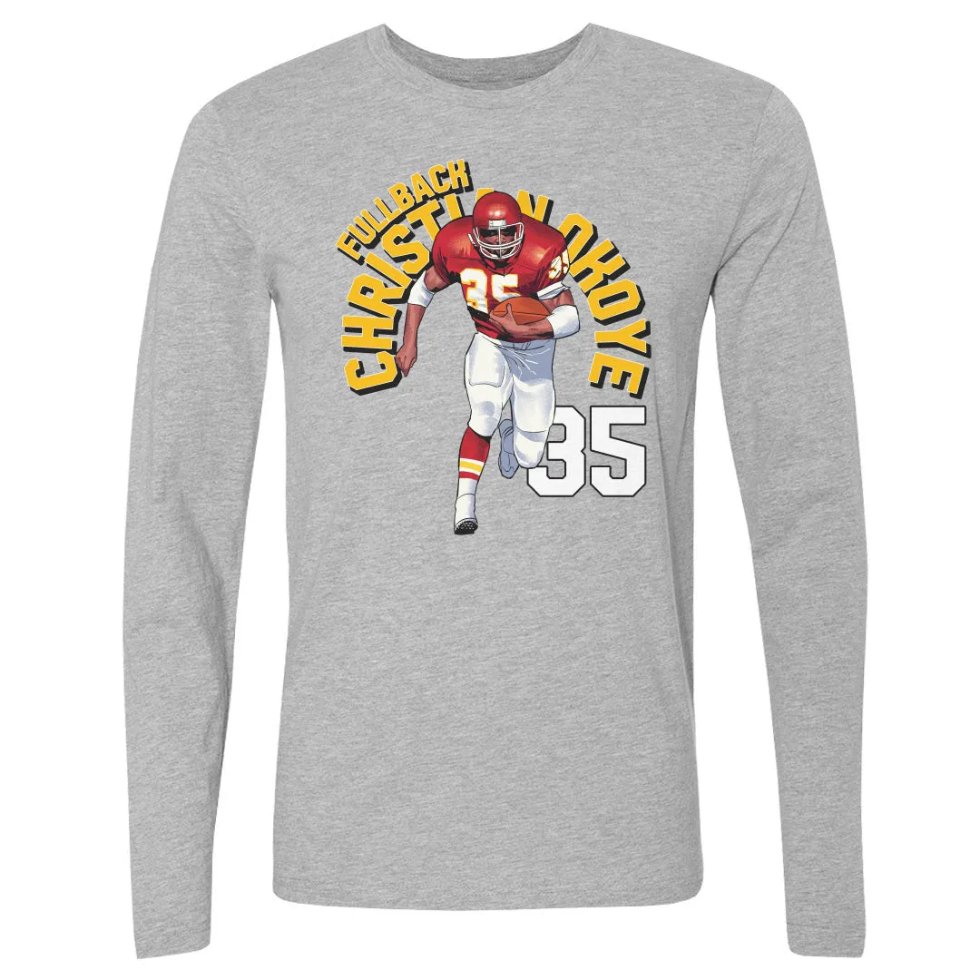 Christian Okoye Kansas City Name Arc WHT sold by 500 Level product image thumbnail 2