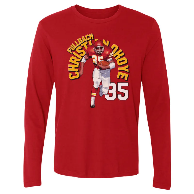 Christian Okoye Kansas City Name Arc WHT sold by 500 Level