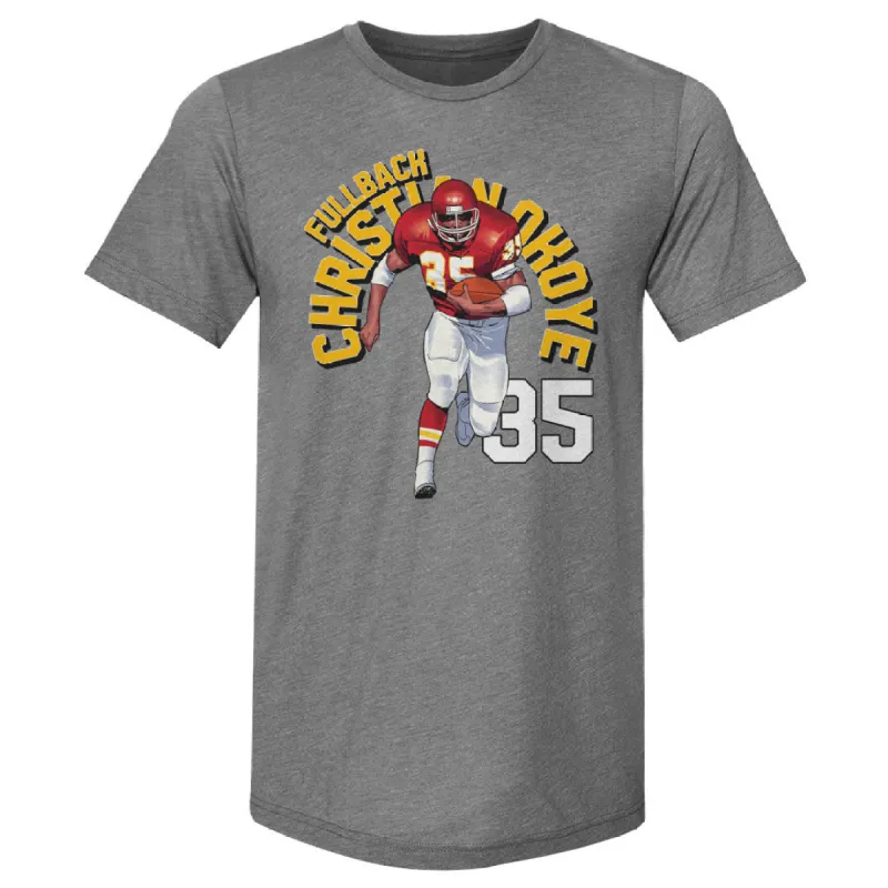 Christian Okoye Kansas City Name Arc WHT sold by 500 Level