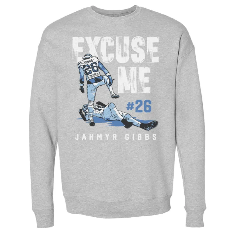 Jahmyr Gibbs Detroit Excuse Me WHT sold by 500 Level