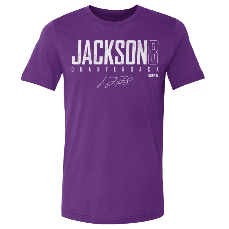 Lamar Jackson Baltimore Elite WHT sold by 500 Level