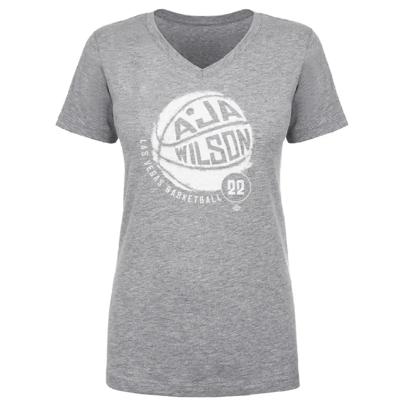 A'ja Wilson Las Vegas Basketball WHT sold by 500 Level