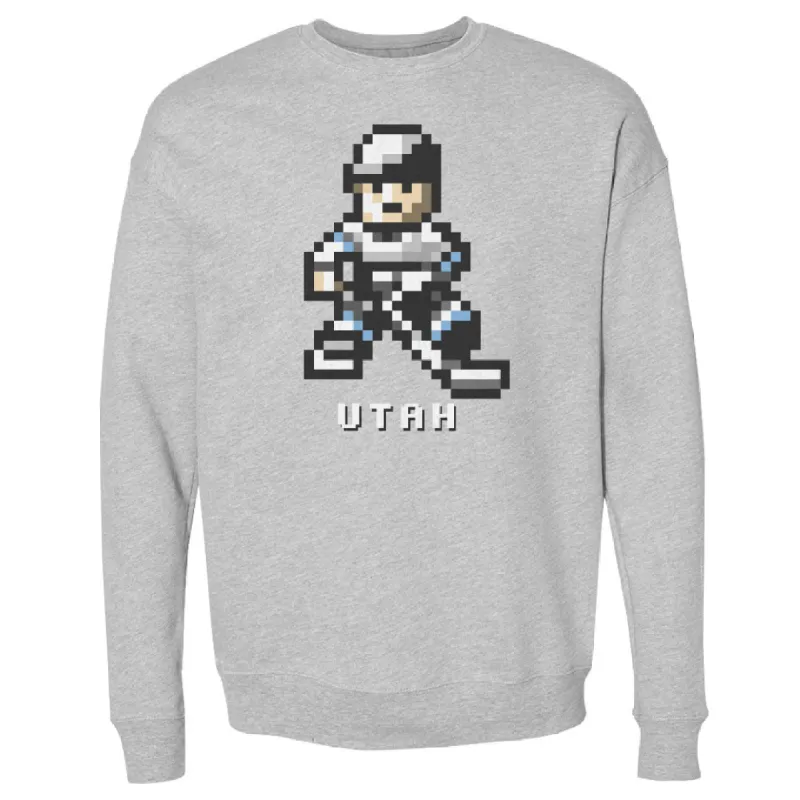 Utah Hockey 8 bit WHT sold by 500 Level