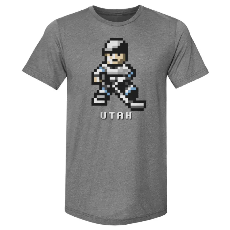 Utah Hockey 8 bit WHT sold by 500 Level
