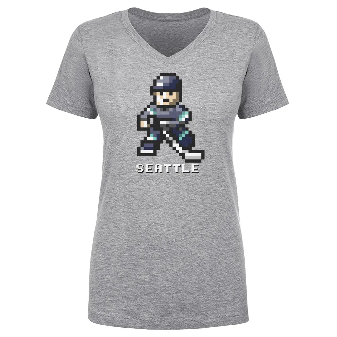 Seattle Hockey 8-bit WHT sold by 500 Level product image thumbnail 2