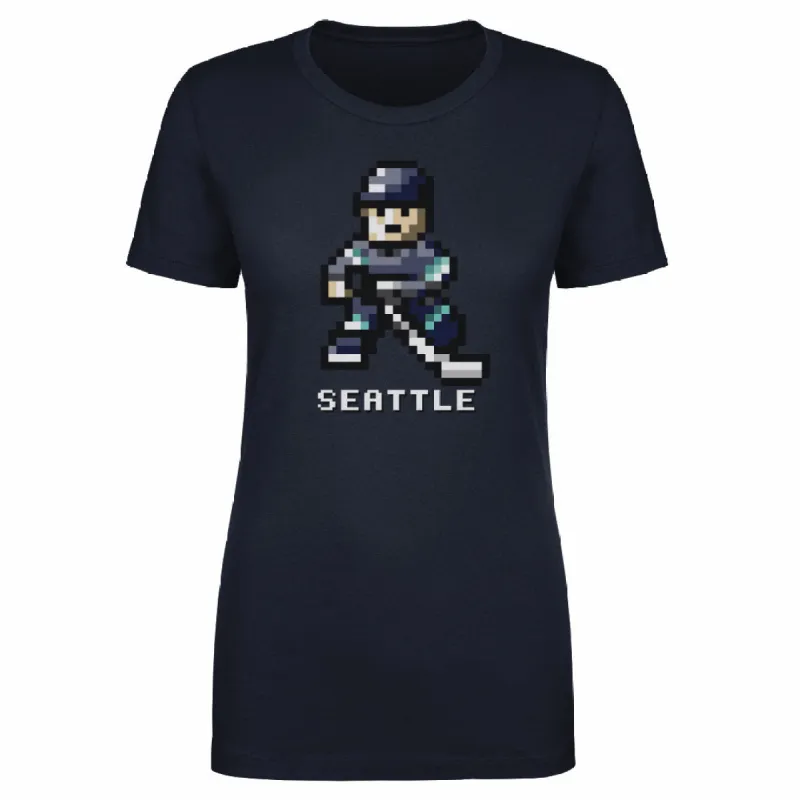 Seattle Hockey 8-bit WHT sold by 500 Level
