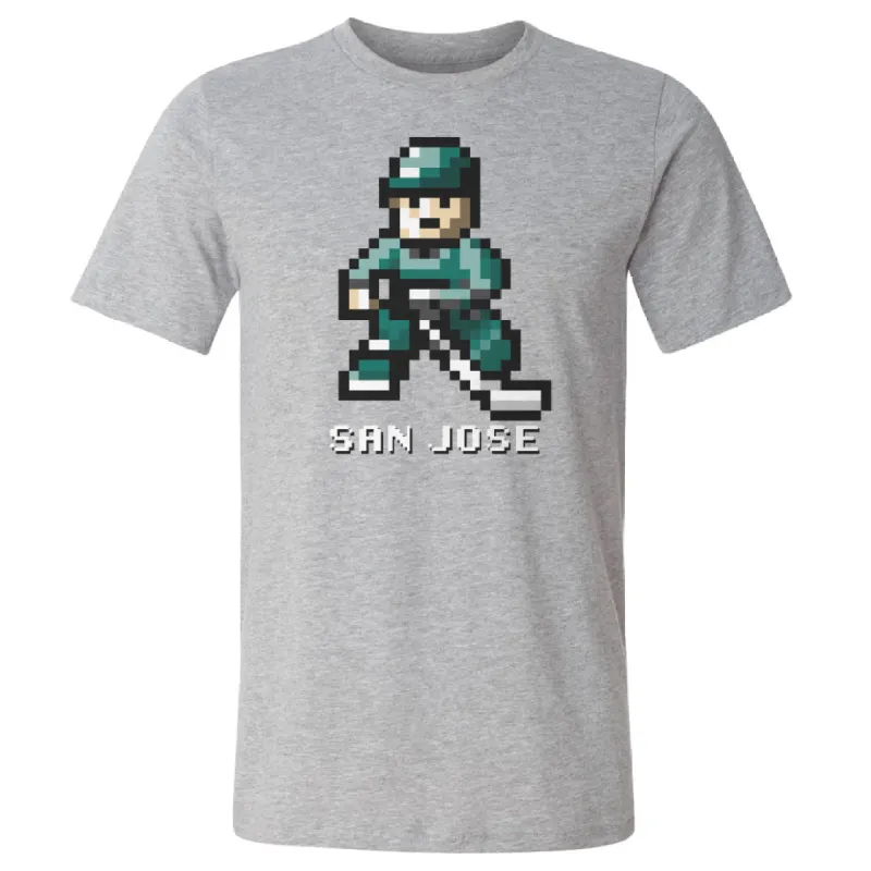 San Jose Hockey 8-bit WHT sold by 500 Level