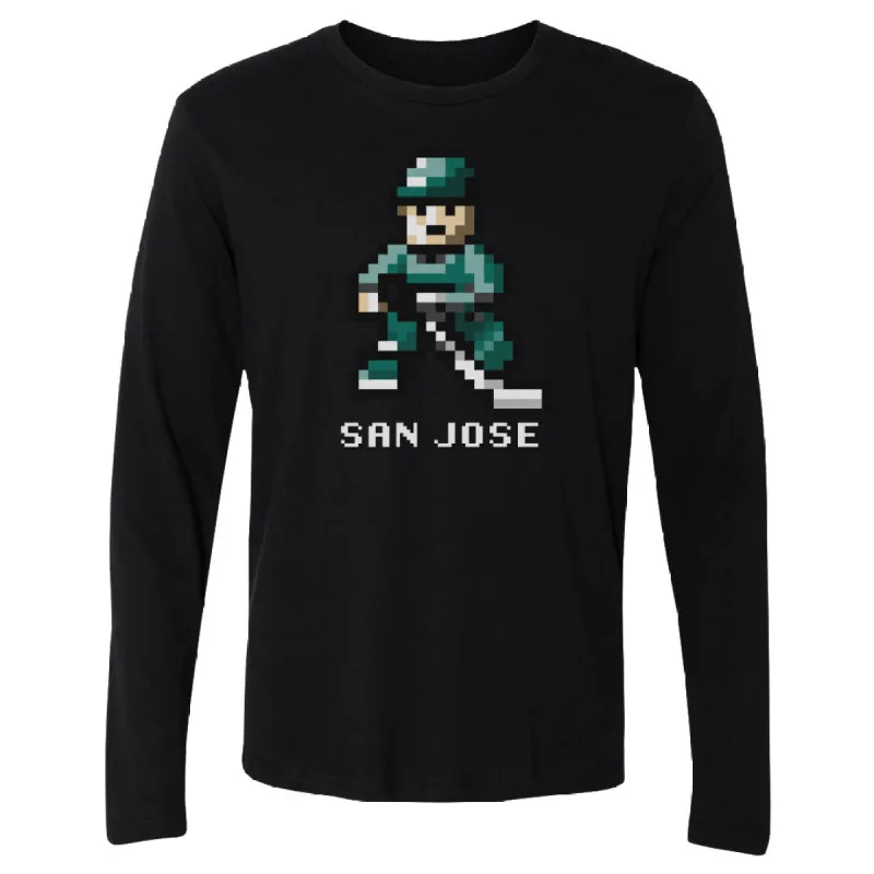 San Jose Hockey 8-bit WHT sold by 500 Level