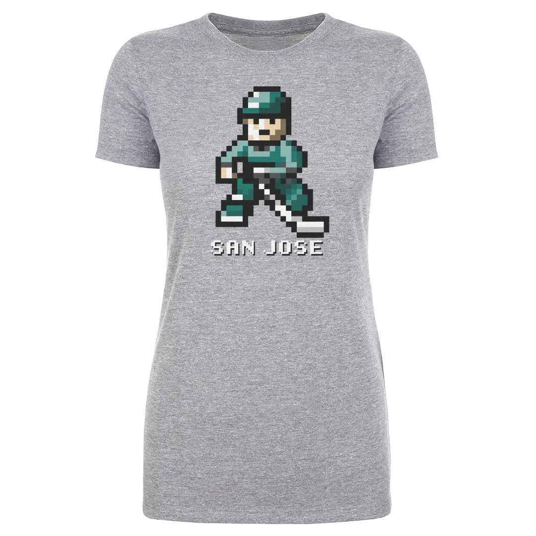 San Jose Hockey 8-bit WHT sold by 500 Level product image thumbnail 2