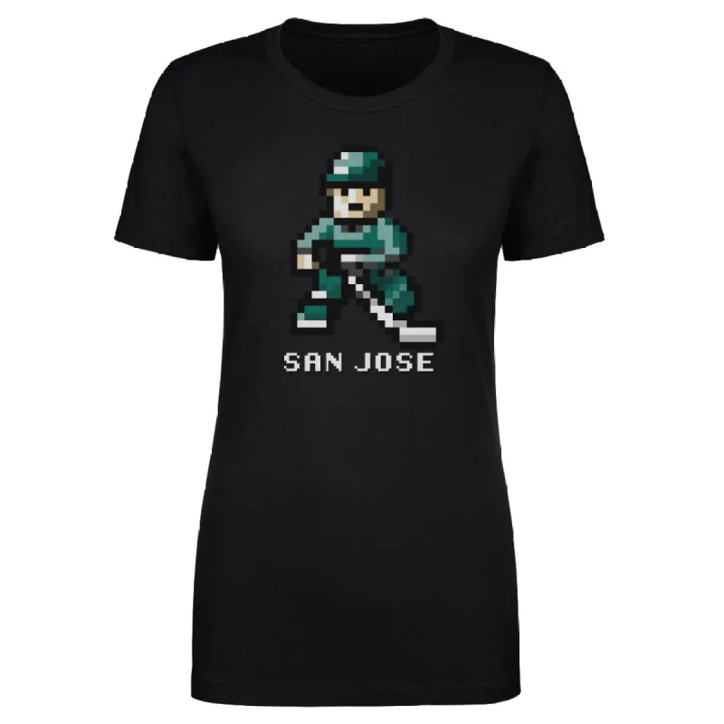 San Jose Hockey 8-bit WHT sold by 500 Level