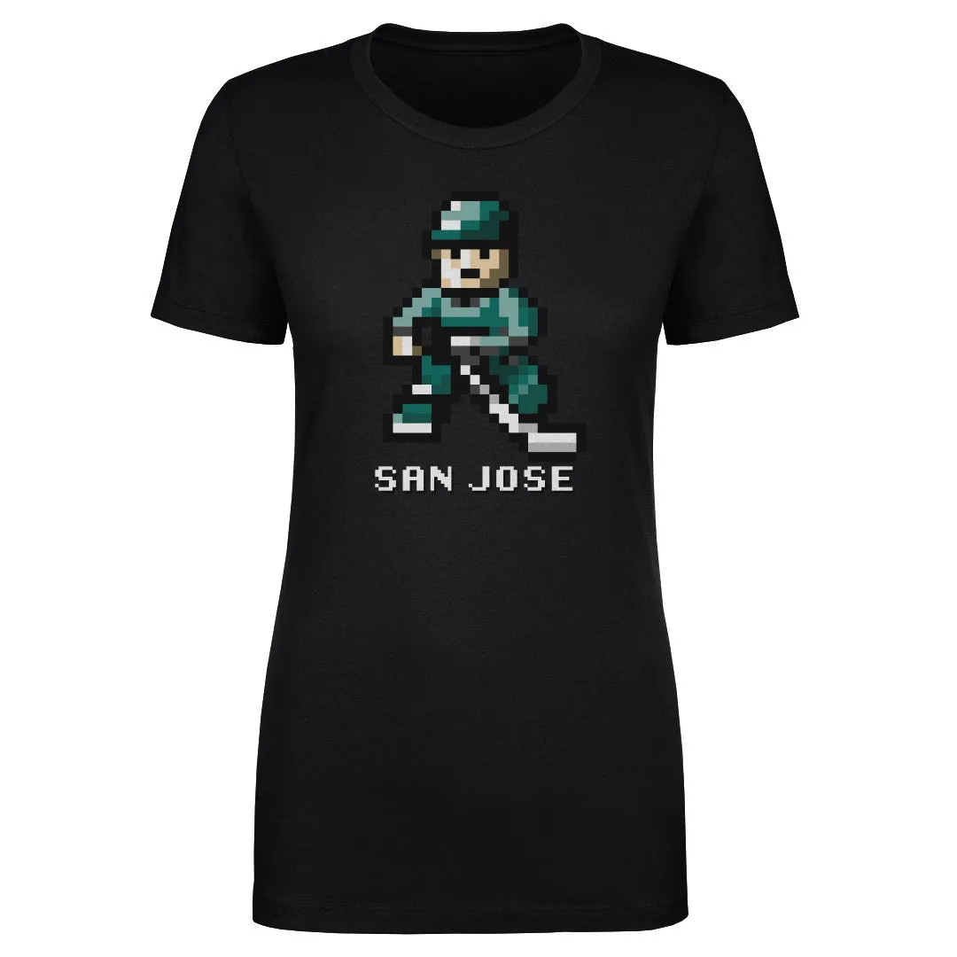 San Jose Hockey 8-bit WHT sold by 500 Level