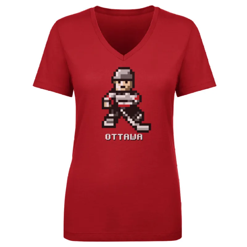 Ottawa Hockey 8-bit WHT sold by 500 Level