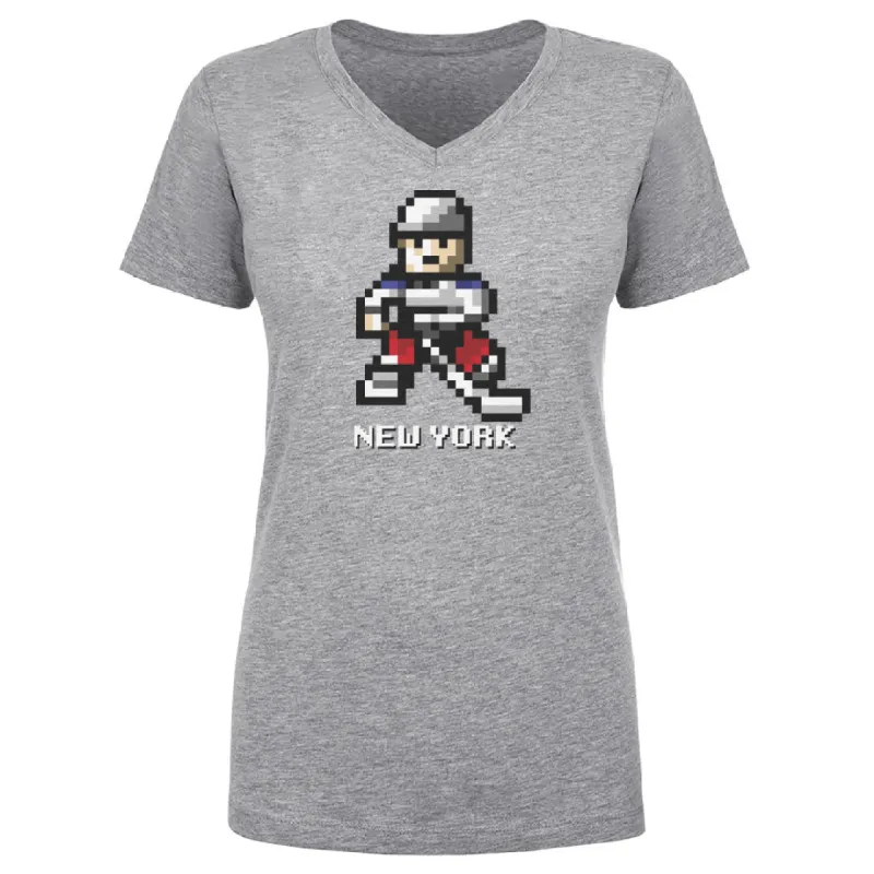 New York R Hockey 8-bit WHT sold by 500 Level