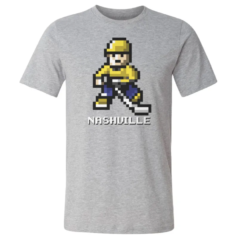 Nashville Hockey 8-bit WHT sold by 500 Level