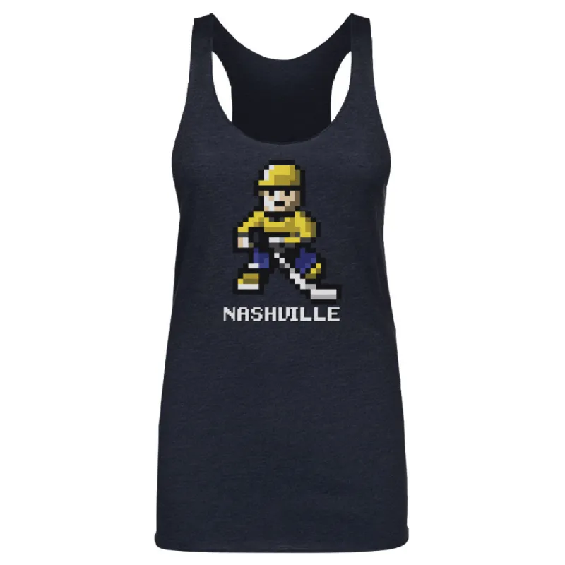 Nashville Hockey 8-bit WHT sold by 500 Level
