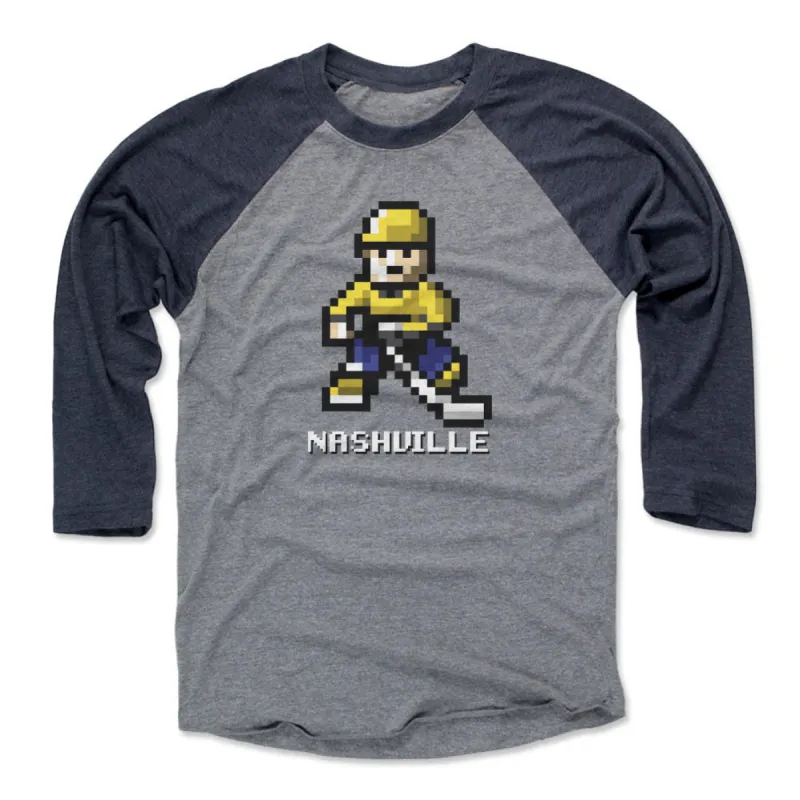 Nashville Hockey 8-bit WHT sold by 500 Level