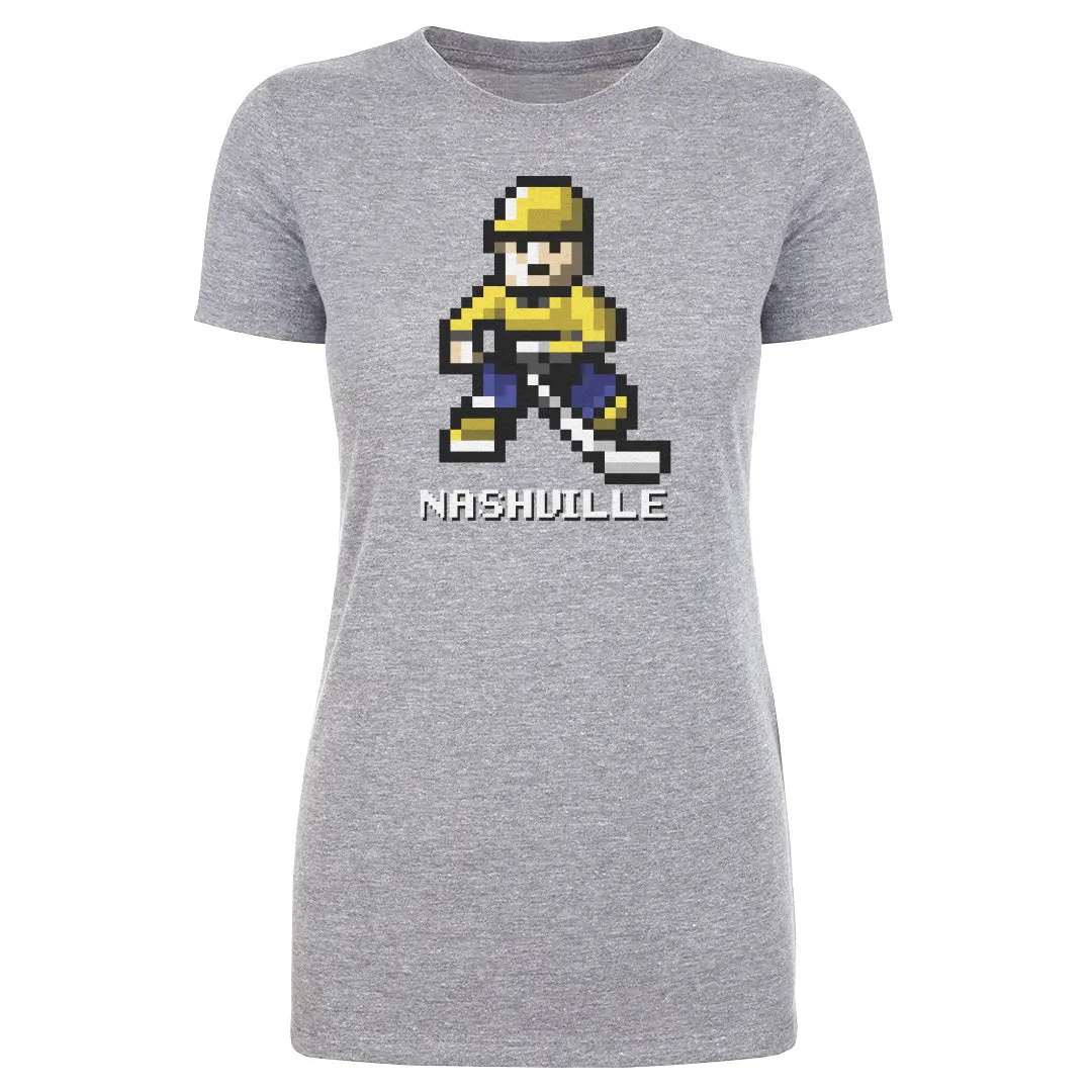 Nashville Hockey 8-bit WHT sold by 500 Level product image thumbnail 2