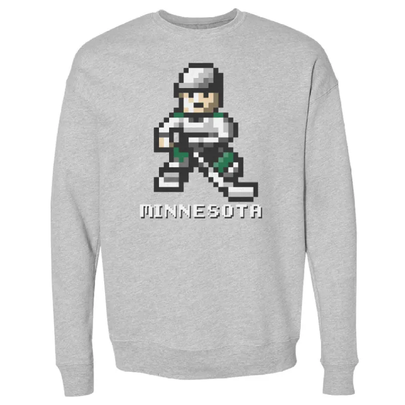 Minnesota Hockey 8-bit WHT sold by 500 Level