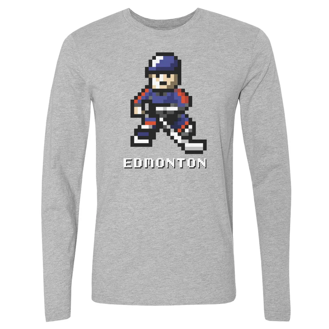 Edmonton Hockey 8-bit WHT sold by 500 Level
