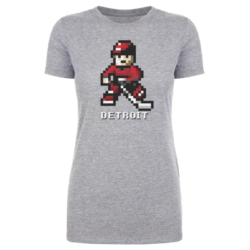 Detroit Hockey 8-bit WHT sold by 500 Level