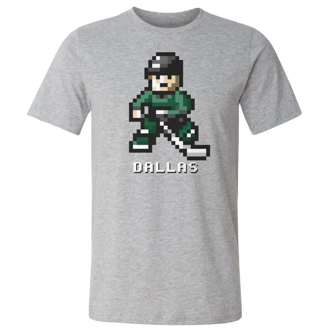 Dallas Hockey 8-bit WHT sold by 500 Level