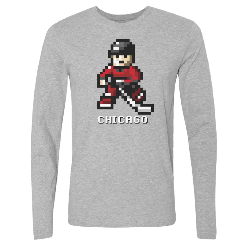 Chicago Hockey 8-bit WHT sold by 500 Level
