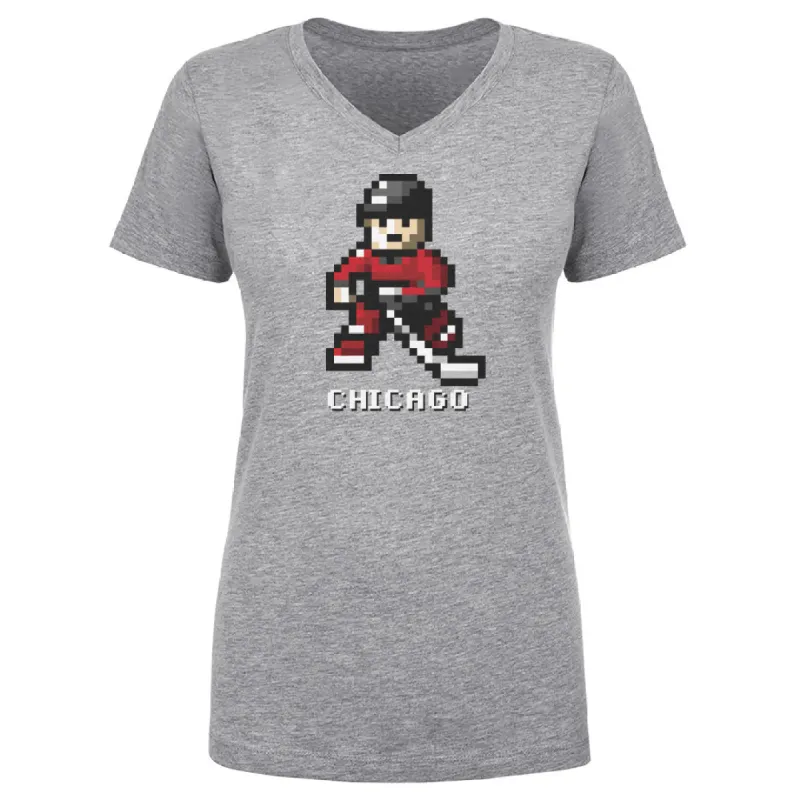 Chicago Hockey 8-bit WHT sold by 500 Level