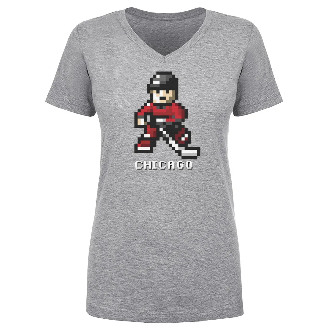 Chicago Hockey 8-bit WHT sold by 500 Level
